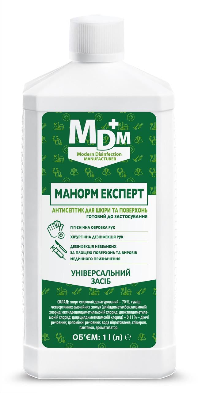 Дезинфекционное средство MDM Манорм Эксперт 1 л для рук (3813)