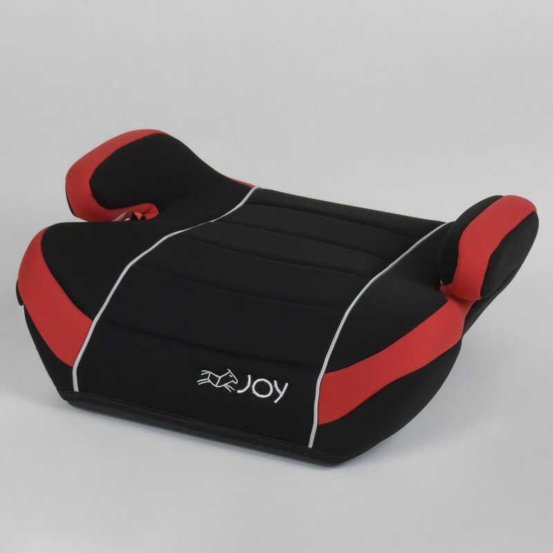 Бустер автомобильный для детей Joy группа 2/3 15-36 кг Black/Red (88160)