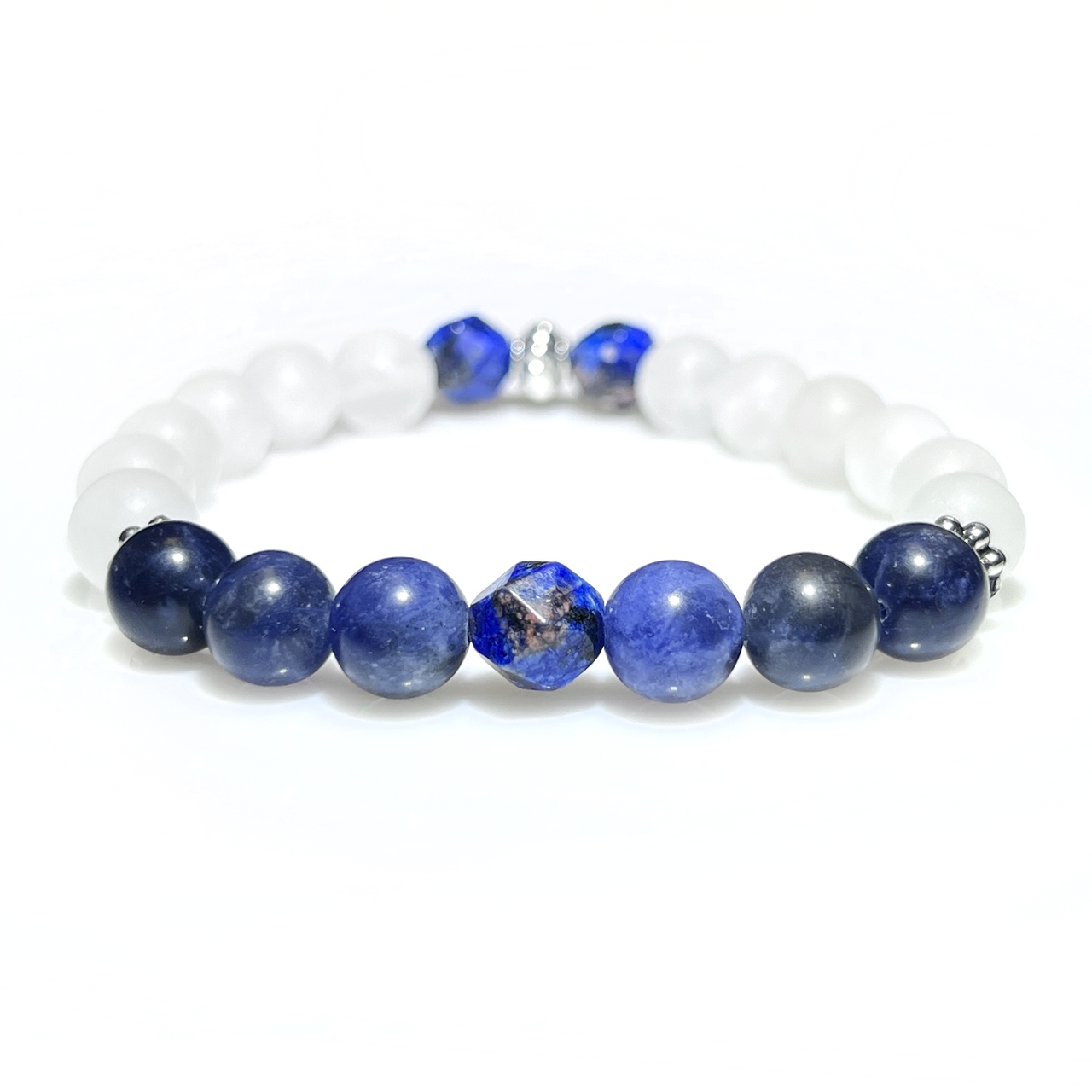 Браслет Stonest Line 19 см Dark Blue/White (br019-19)