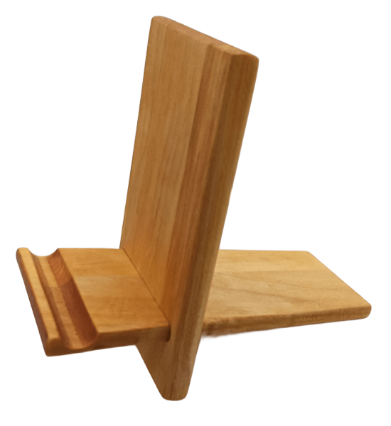 Подставка под телефон/планшет деревянная 15х14х8 см. (23163608)