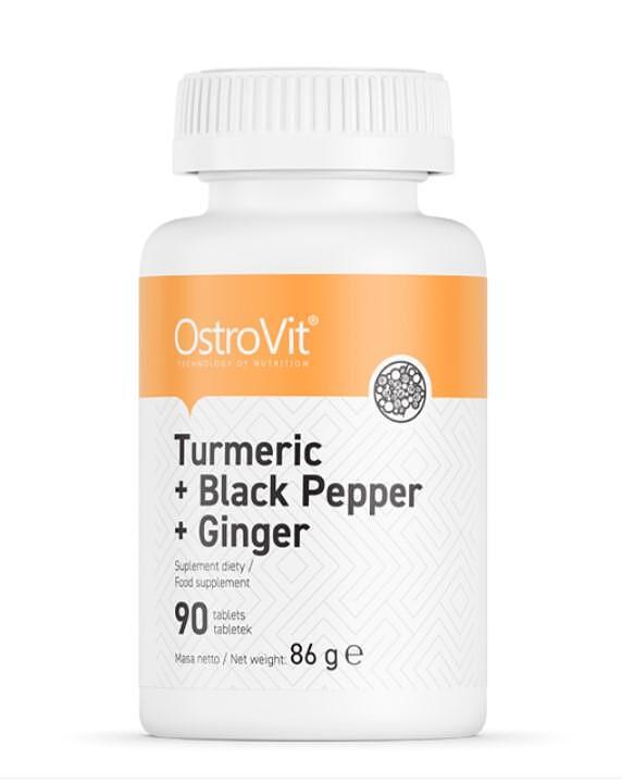 Добавка Ostrovit Turmeric Black Pepper Ginger 90 tabl