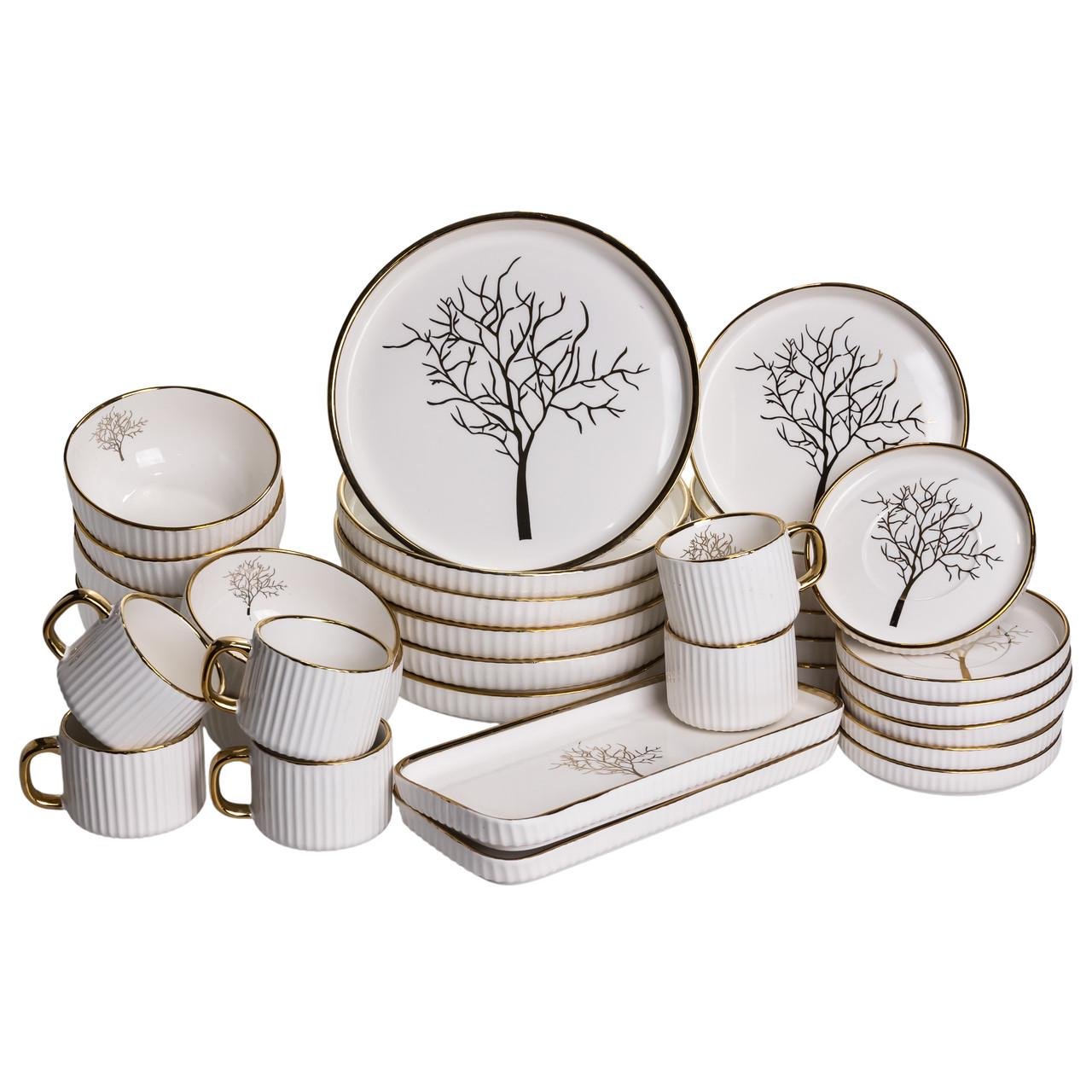 Столовый сервиз фарфоровый Valentina 32 пр. на 6 персон (DS-32-O)