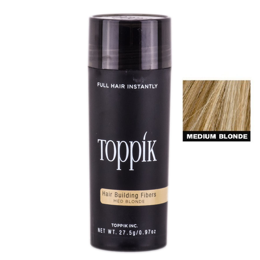 Загущувач для волосся Toppik кератиновий 55 г Medium Blonde (19432614) - фото 5