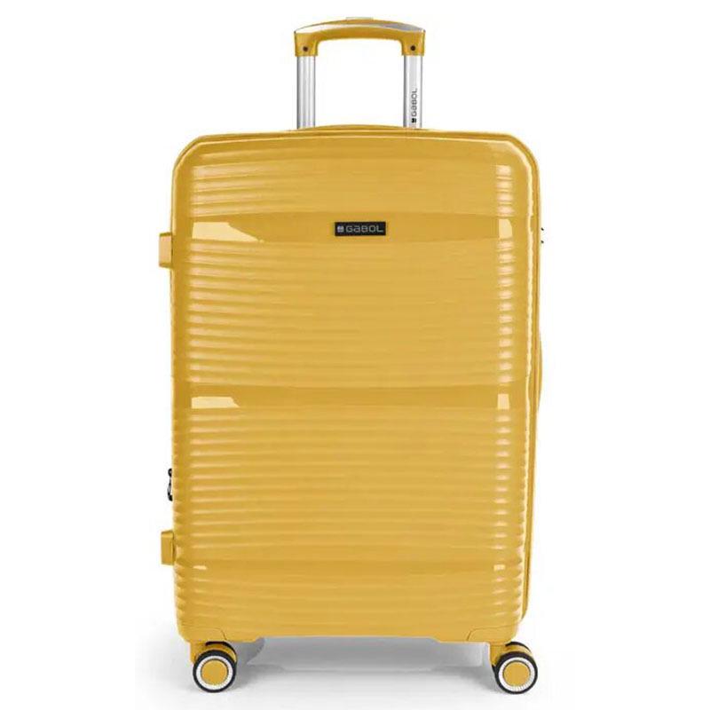 Чемодан на 4-х колесах Gabol Akane M 81 л Mustard (930300)
