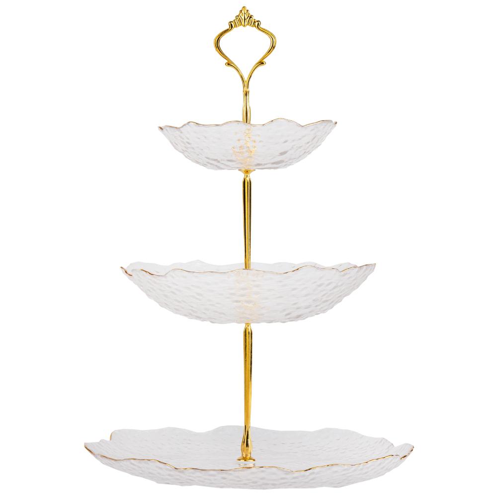 Блюдо Elisey Белый гранат трехъярусное (9058-026)