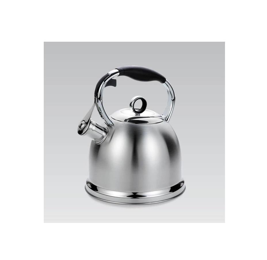 Чайник со свистком Maestro нержавеющая сталь 2,5 л (8fe61fa3) - фото 2 Чайник со свистком Maestro нержавеющая сталь 2,5 л (8fe61fa3) - фото 2