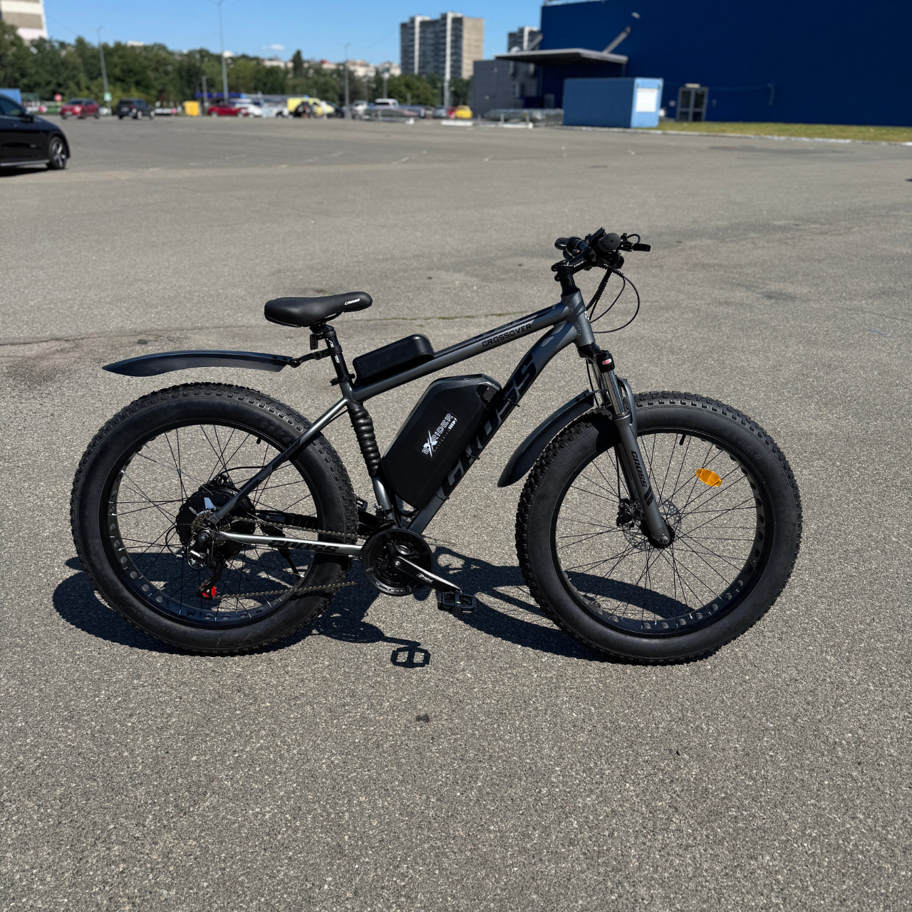 Велосипед з Е-комплектом 26x4,0" Crossover 2025 48 В 1200Вт MXUS 21 Ah/ до 65 км запас ходу/дисплей LSD-10/Pas-ассистент+круїз контроль - фото 2