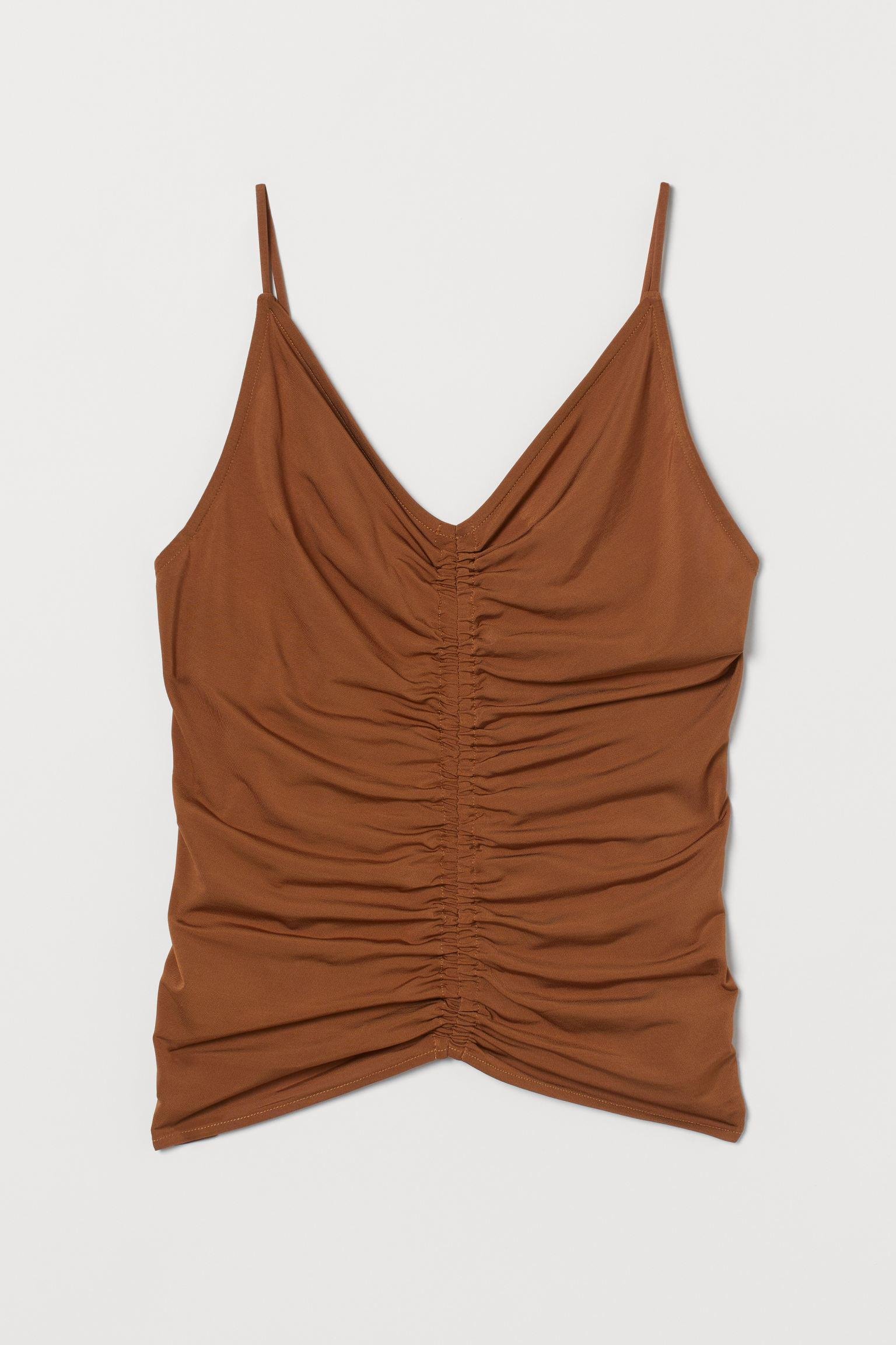 Майка H&M XS Коричневий (Q2808908489)