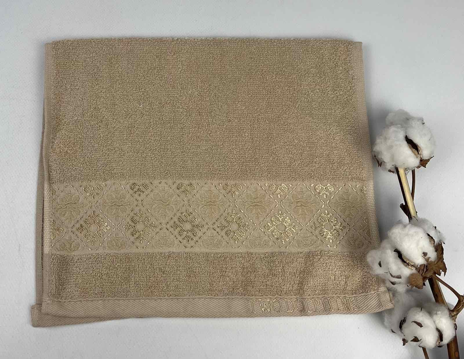 Полотенце Two Dolphins Classic Cotton Thema A106 30х50 см Бежевый (CN31047)