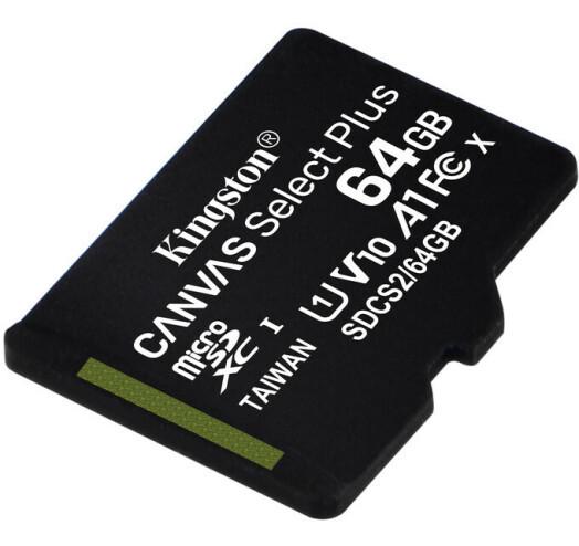 Карта пам'яті Kingston Canvas Select Plus 100R A1 C10 64 GB (2000890038) - фото 3