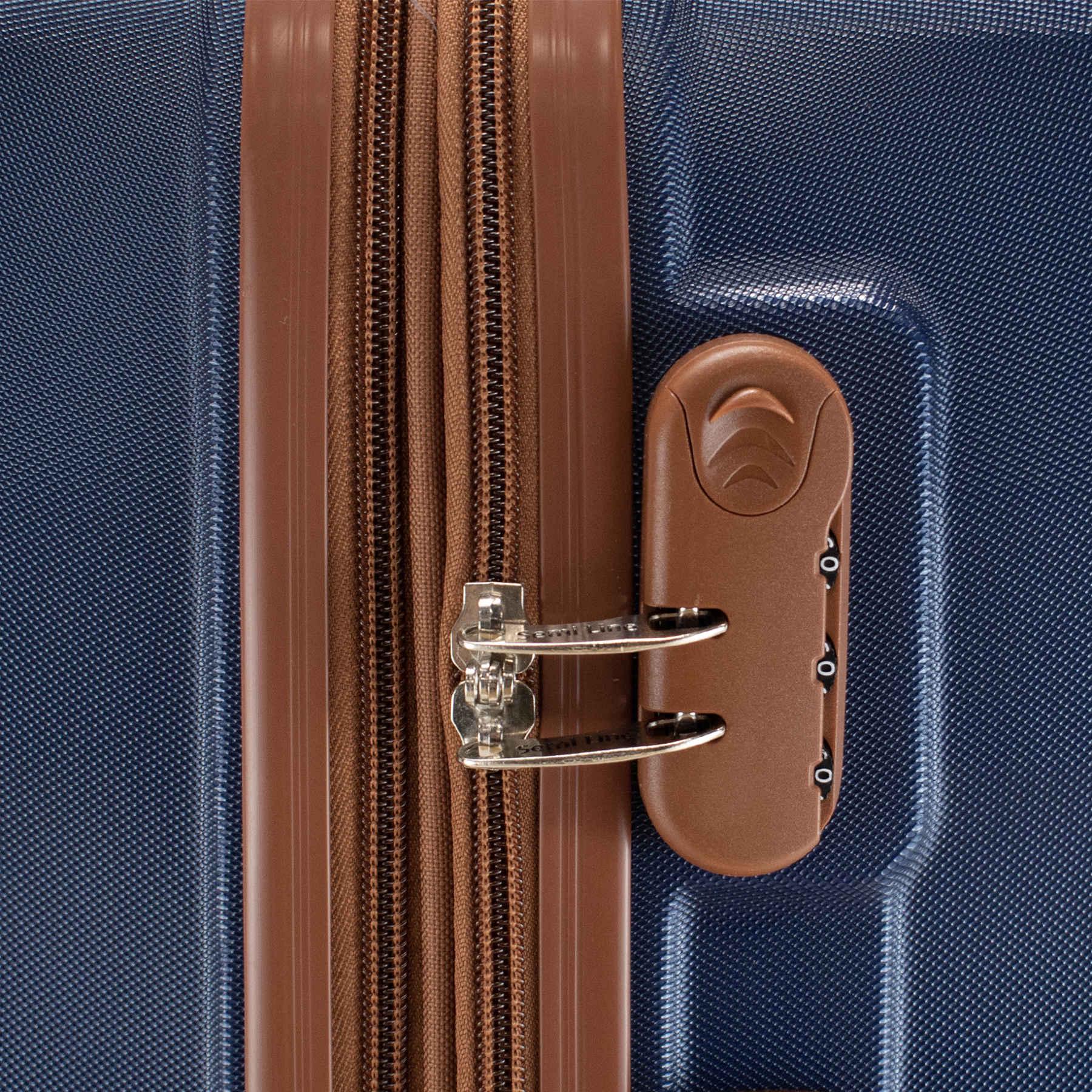 Чемодан SEMI LINE 20" S Navy (T5706-1) - фото 7