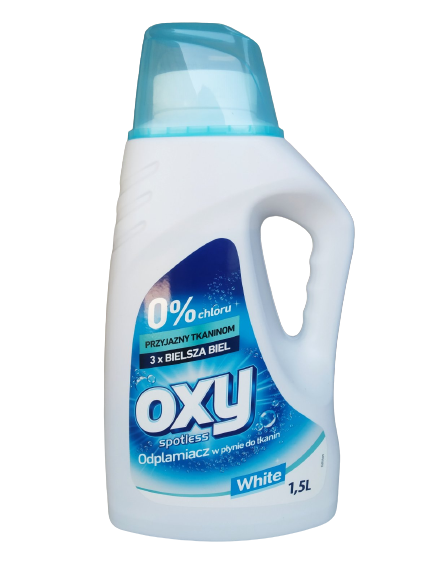 Пятновыводитель для светлых тканей OXY Spotless White 1,5 л