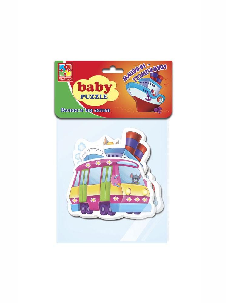 Пазлы бэби Vladi Toys VT1106-78 Машины-помощники (4820174840440)