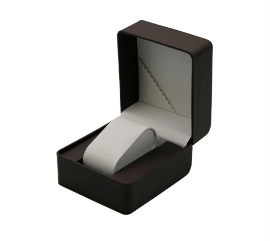 Шкатулка с подушечкой для хранения часов из PU кожи Коричневый (IBW917K)