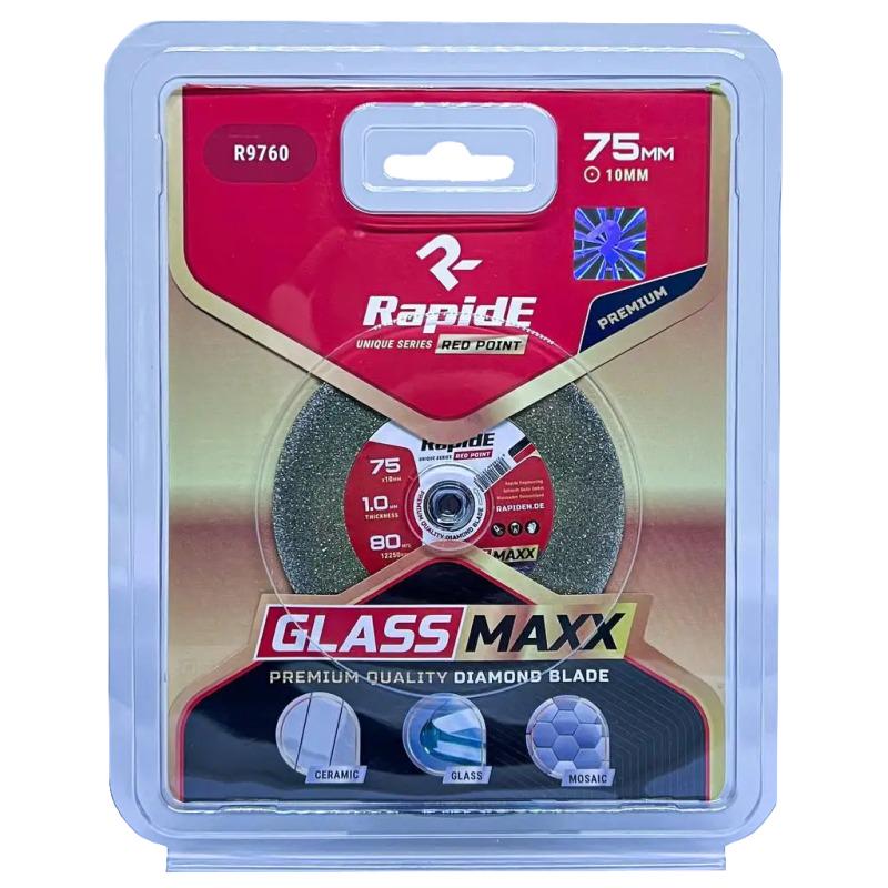 Диск-мини алмазный RapidE GLASSMAXX 75x10 мм R9760 (PLX-НФ-00003847)