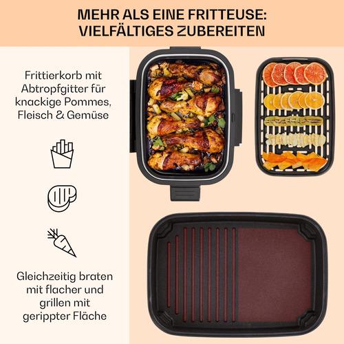 Фритюрница KLARSTEIN Combo Air Grill 1500 Вт 5 програм - фото 3