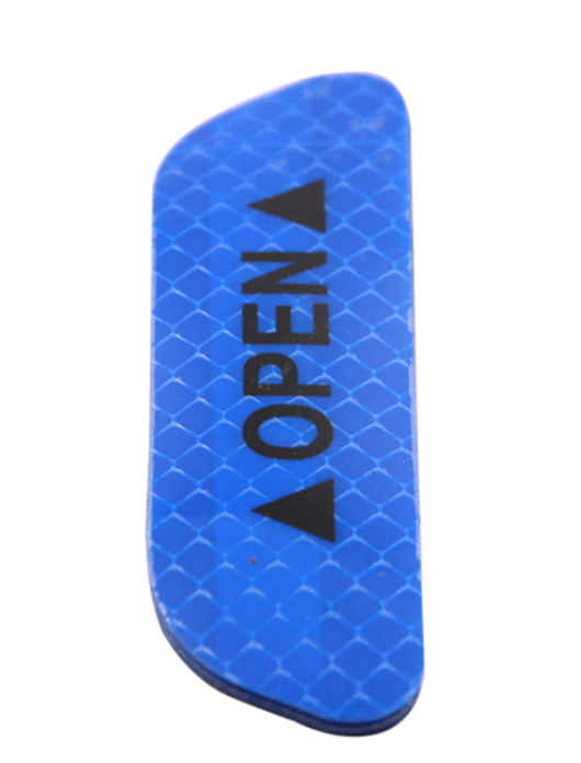 Відбивач на липкій стрічці для відкритих дверей авто 2 шт. Синій