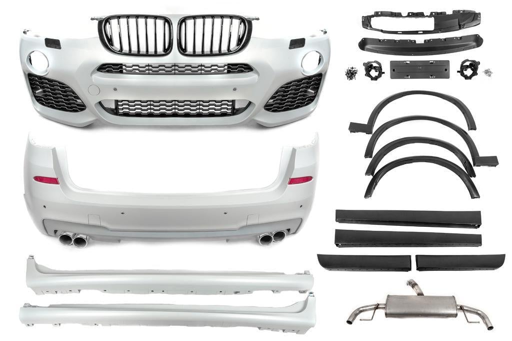 Комплект обвесов GBT для BMW X3 F-25 2011-2018 гг. abs-пластик