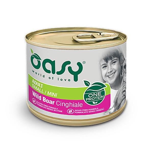 Корм для собак влажный OASY OAP Small/Mini дикий кабан 200 г (000025555)