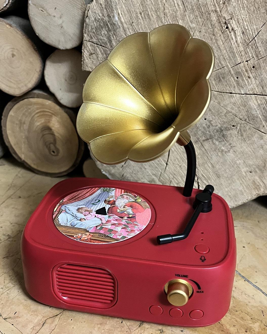 Адвент-календарь Spiegelburg Грамофон новогодний винтажный (95788)