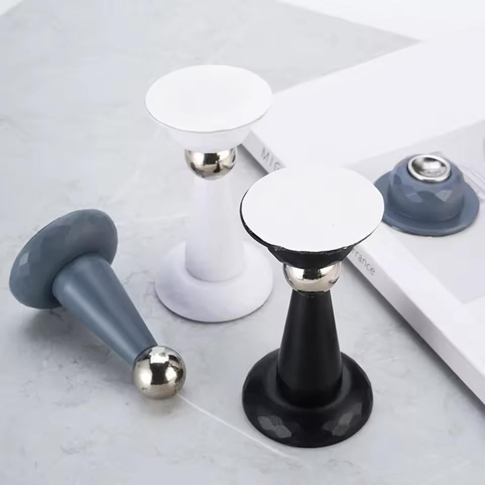 Стопор для дверей магнитный на стену/пол 1 шт. Серый (2743581504) - фото 3 Стопор для дверей магнитный на стену/пол 1 шт. Серый (2743581504) - фото 3