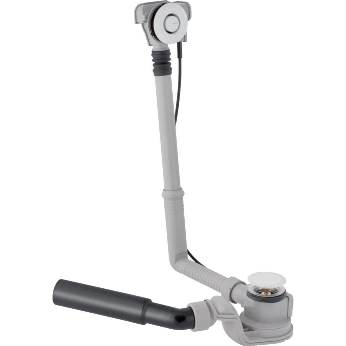 Злив-перелив для ванни Geberit з кнопкою PushControl d 52 мм 26 см Хром (150.755.21.6)