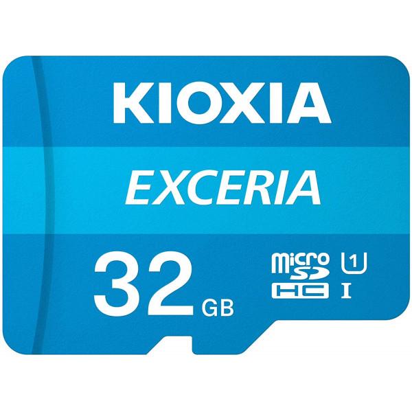 Карта памяти Kioxia microSDHC Card 32GB Exceria Class 10 UHS U1 (LMEX1L032GG2)