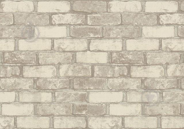 Обои Lanita виниловые на флизелиновой основе ЭШТ Кирпич 2-1358 бежево-серый обои Скиф (1,06х10,05м.)