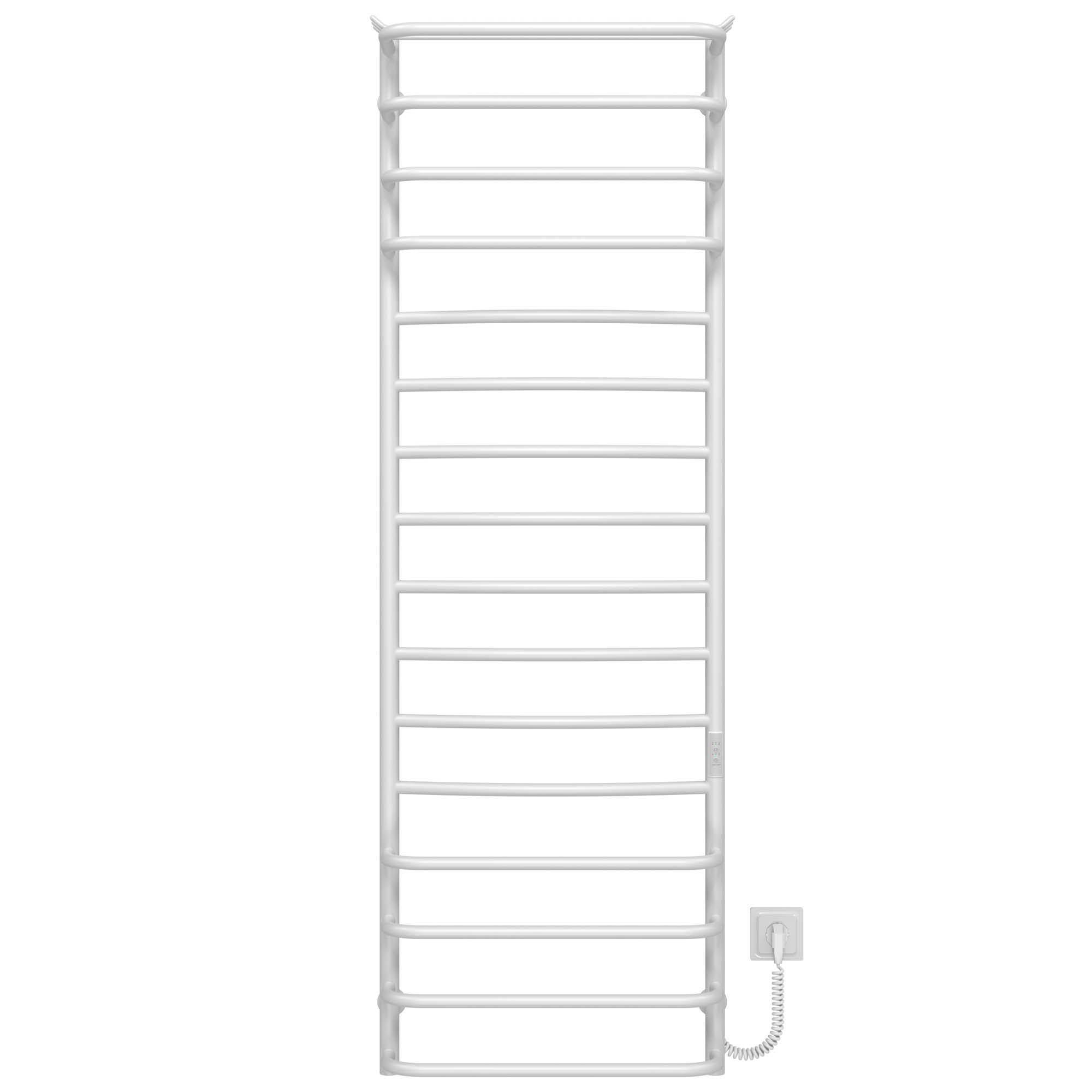 Полотенцесушитель электрический Deffi Юность П16 WD03 правое подключение нержавеющая сталь 500х1600 мм Белый (C.YU.160.50.16.E.W.R.3)