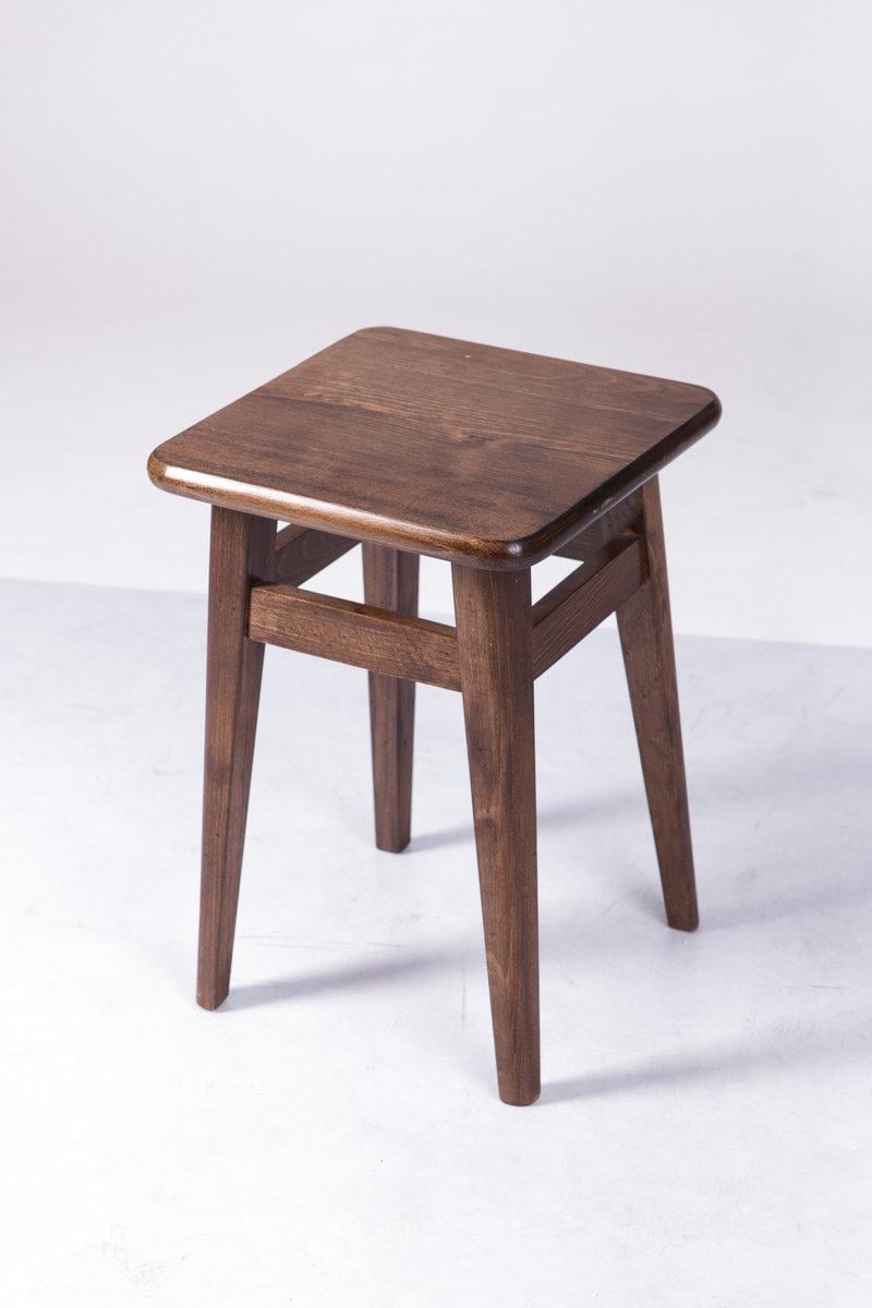 Табурет обідній Мікс Меблі Ніжка пряма Горіх темний - фото 2 Табурет обідній Мікс Меблі Ніжка пряма Горіх темний - фото 2