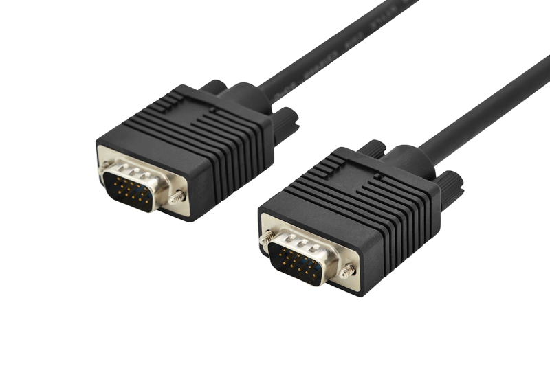 Кабель Digitus VGA M/M 2xferrite 1,8 м Black (ERC-AK-310103-018-S)