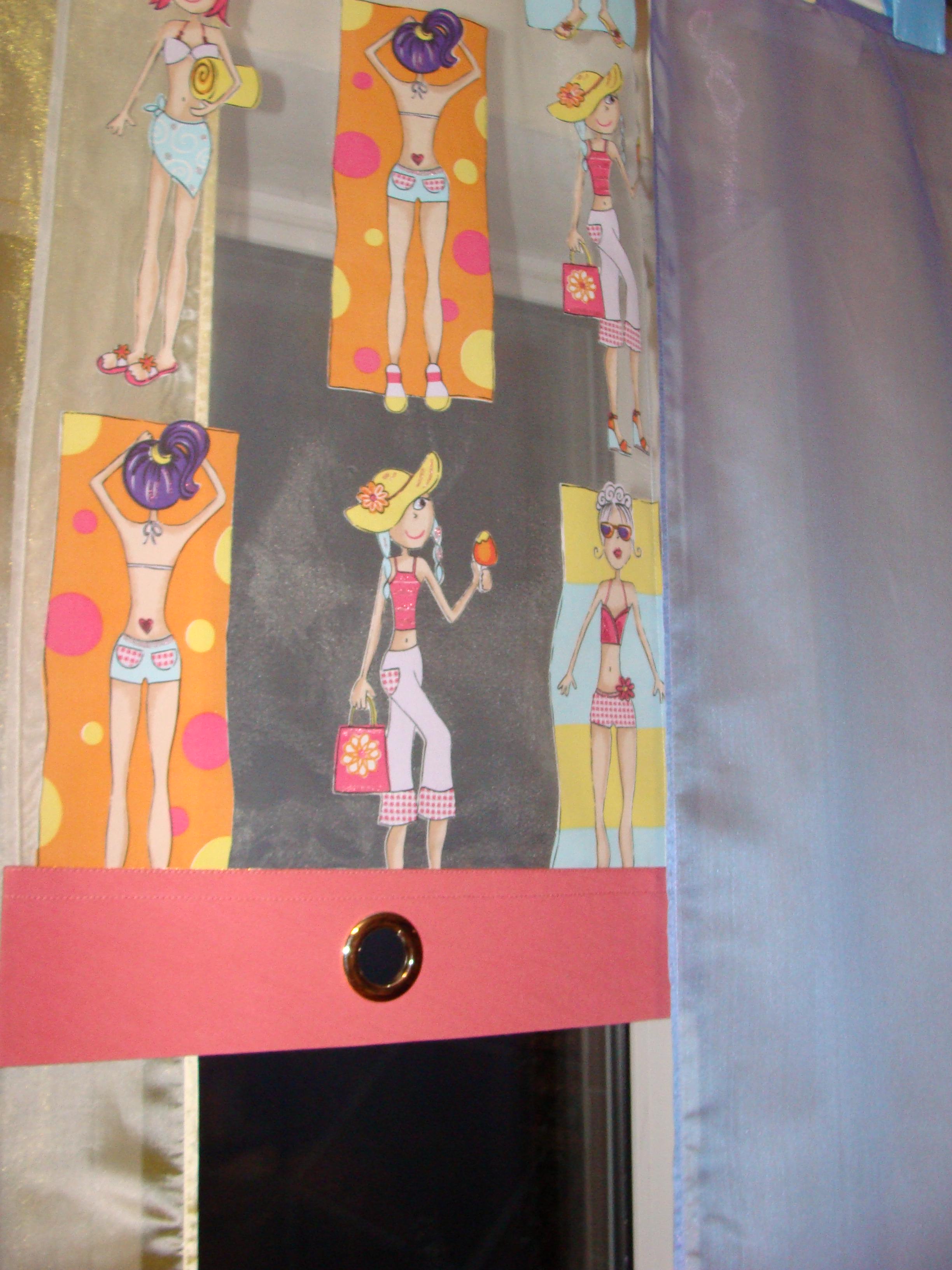 Комплект панельных занавесок на петлях Firanka Модные Девочки 5 шт. карниз 200 см Разноцветный (1_5п) - фото 2 Комплект панельных занавесок на петлях Firanka Модные Девочки 5 шт. карниз 200 см Разноцветный (1_5п) - фото 2