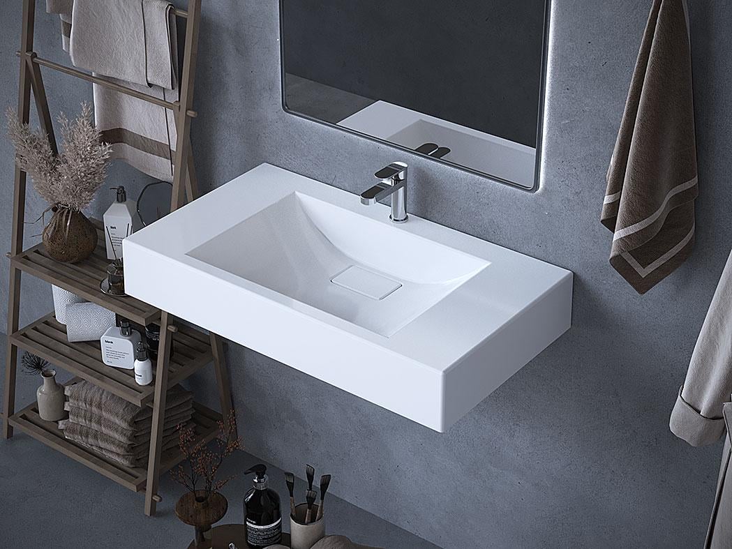 Умывальник подвесной Luxor Roco 80 см (715)