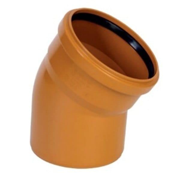 Коліно зовнішньої каналізації Magnaplast KGB 200 мм 15° (23100)