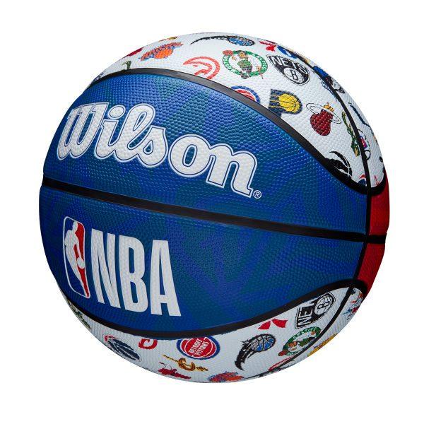 М'яч баскетбольний Wilson NBA All Team Basketball Outdoor 7 7 вуличний (WTB1301XBNBA) - фото 6