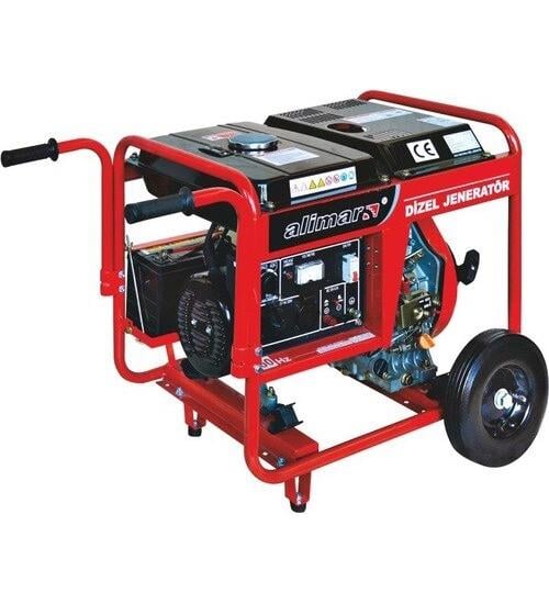 Генератор дизельний Alimar ALM-D-5000-ME 5,5 кВА 1 фаза електростартер