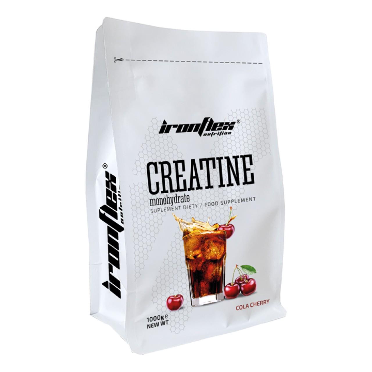 Креатин моногидрат IronFlex Creatine Monohydrate Cherry 1000 г (00000042147)