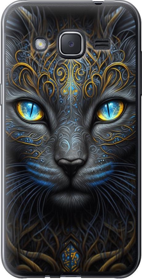 Чехол на Samsung Galaxy J2 J200H Кошка (5548u-190-42517) Чехол на Samsung Galaxy J2 J200H Кошка (5548u-190-42517)