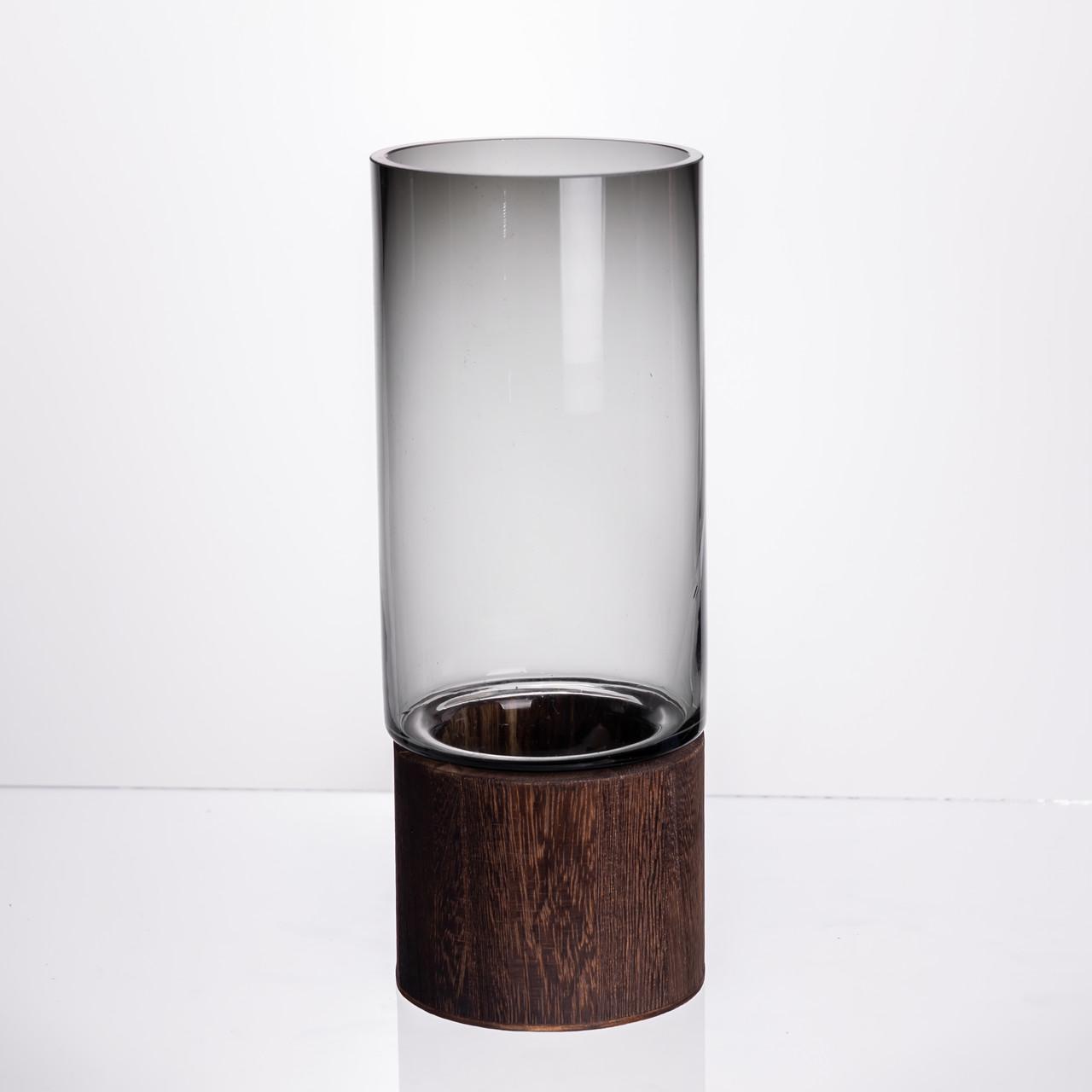 Ваза для цветов круг ла стеклянная 25,5 см (HP-19-162-2)