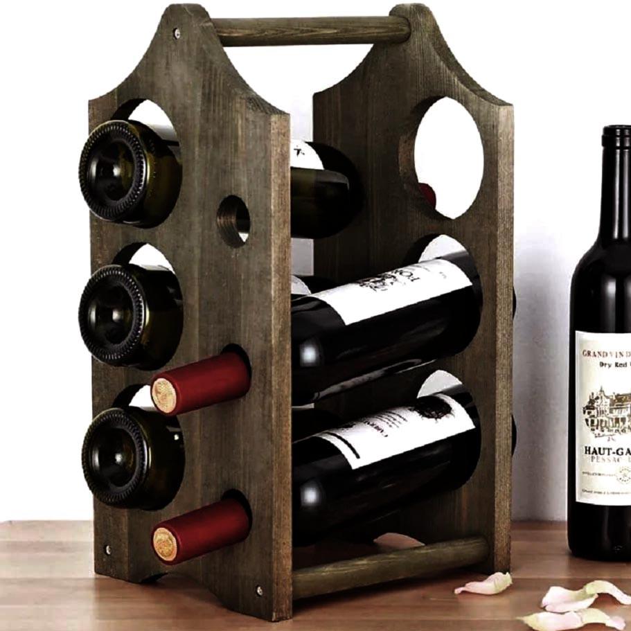 Полка для вина настольная Мириан Мокко (Впс-005410)