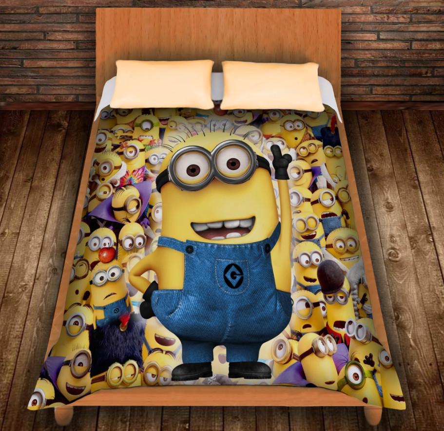 Плед с 3D принтом Забавные приспешники 150х200 см (epi_0161)