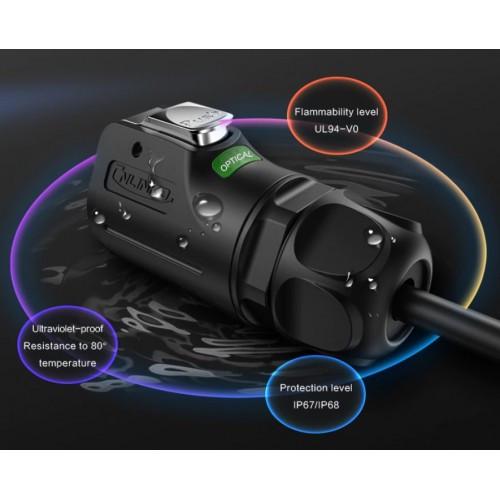 Роз'єм оптичний CNLINKO IP67 LP-24-C-LC/016/PE-41-003 М24 штекер без кабелю (2338163230) - фото 3 Роз'єм оптичний CNLINKO IP67 LP-24-C-LC/016/PE-41-003 М24 штекер без кабелю (2338163230) - фото 3