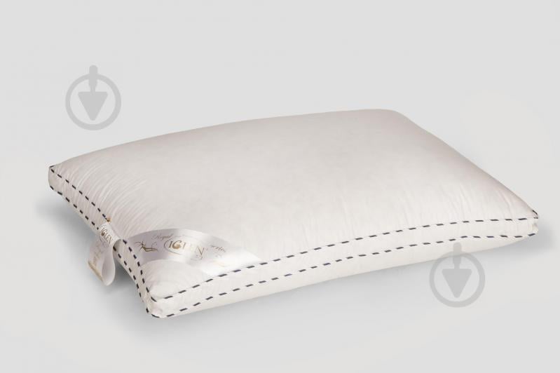 Подушка IGLEN Royal Series серый пух 50х70 см Белый (50701GRS)