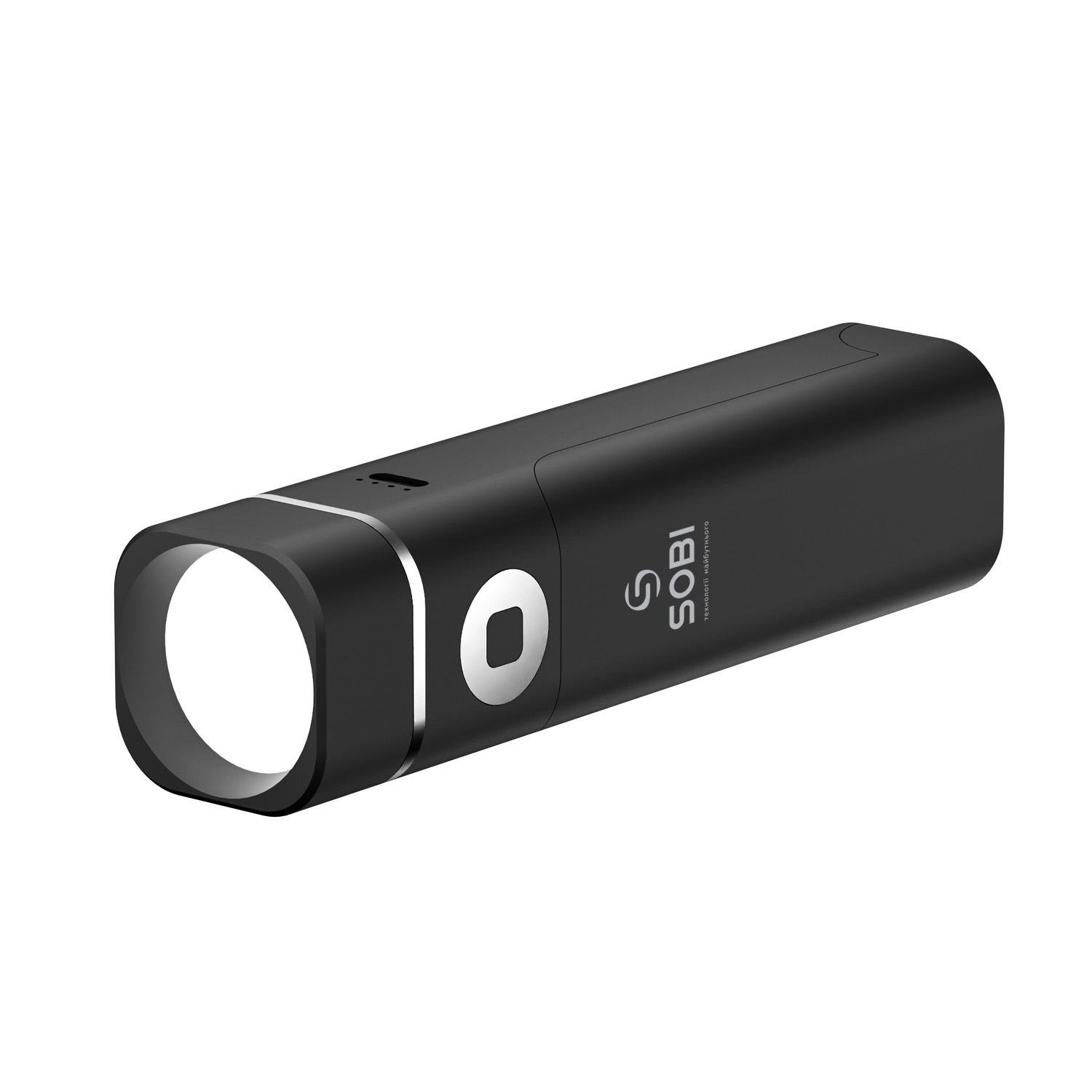 Повербанк-лампа SOBI D12 5000 mAh Black