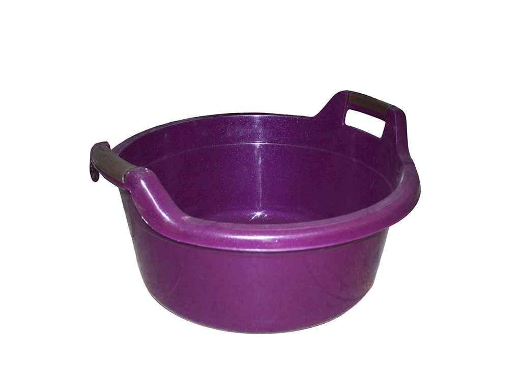 Таз Консенсус з ручками пластиковий 40 л Бузковий (386958)