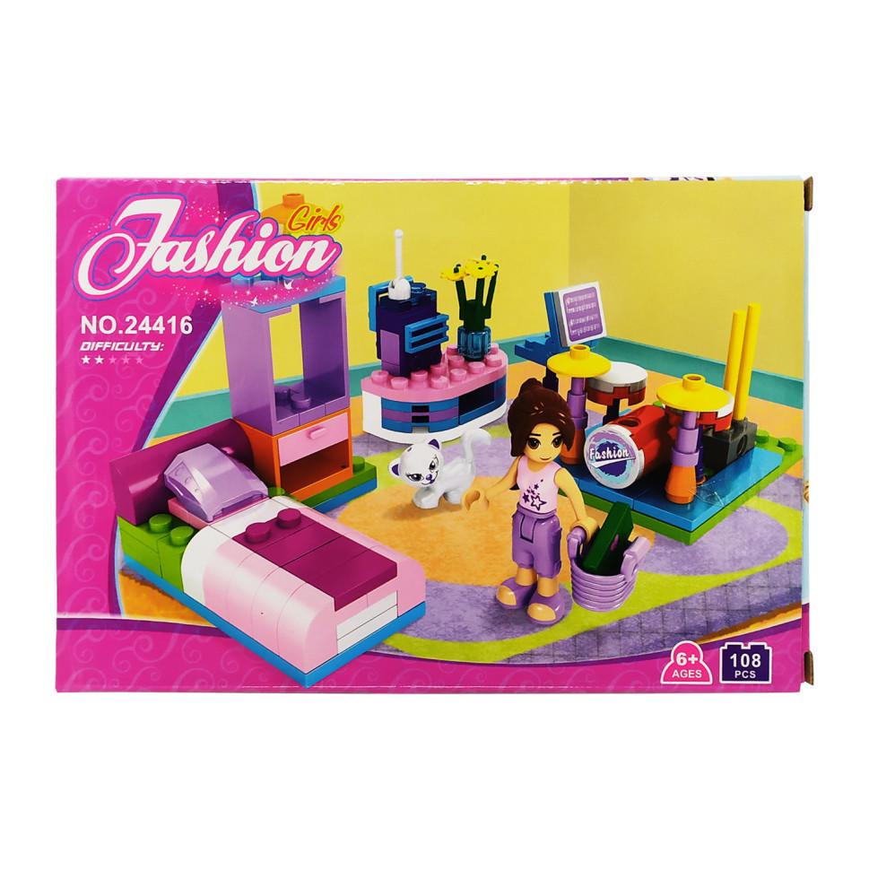 Конструктор дитячий Спальня Keedo 24416 108 ел. (RLT25779)