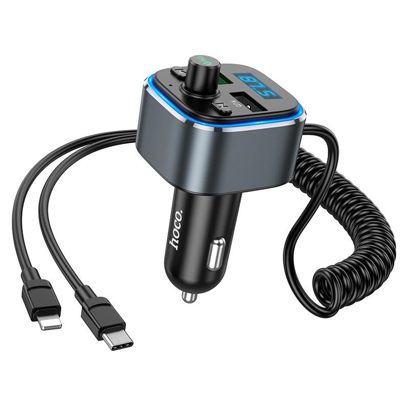 Автомобильное зарядное устройство Hoco E74 Fast Charge Grey (11315184)