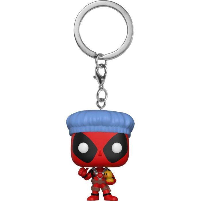 Фигурка-брелок Funko Pop Marvel Bathtime Deadpool 4 см (DP 21)