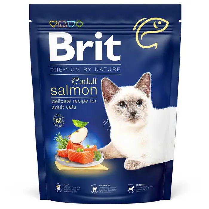 Корм для котів сухий Brit Premium by Nature Cat Salmon з лососем 300 г (171844)