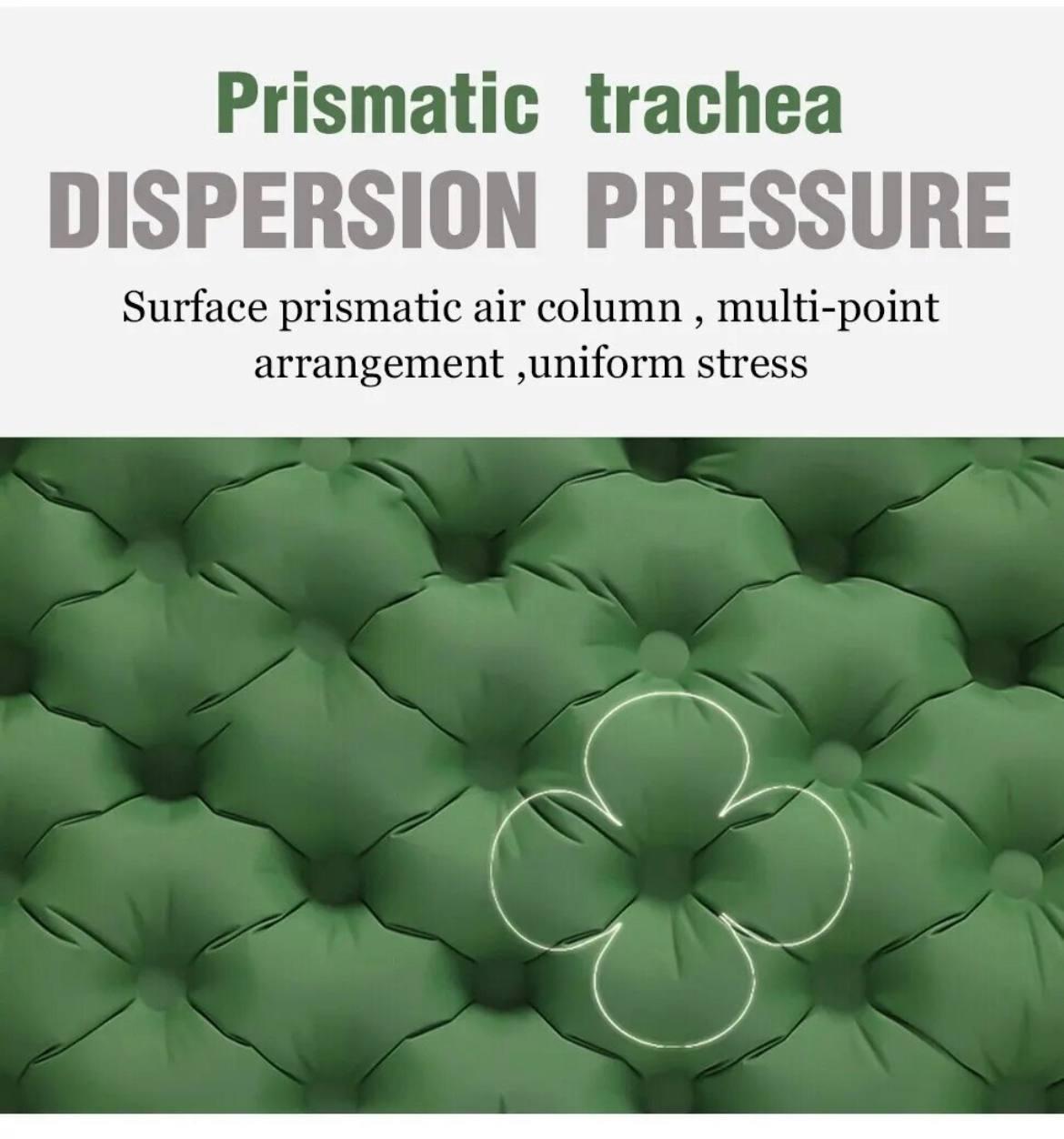 Килимок надувний двухспальний з вбудованим насосом та подушками Green (5gj-itb-hnk) - фото 2 Килимок надувний двухспальний з вбудованим насосом та подушками Green (5gj-itb-hnk) - фото 2